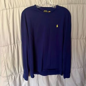 Navy blue Ralph Lauren polo shirt in size medium